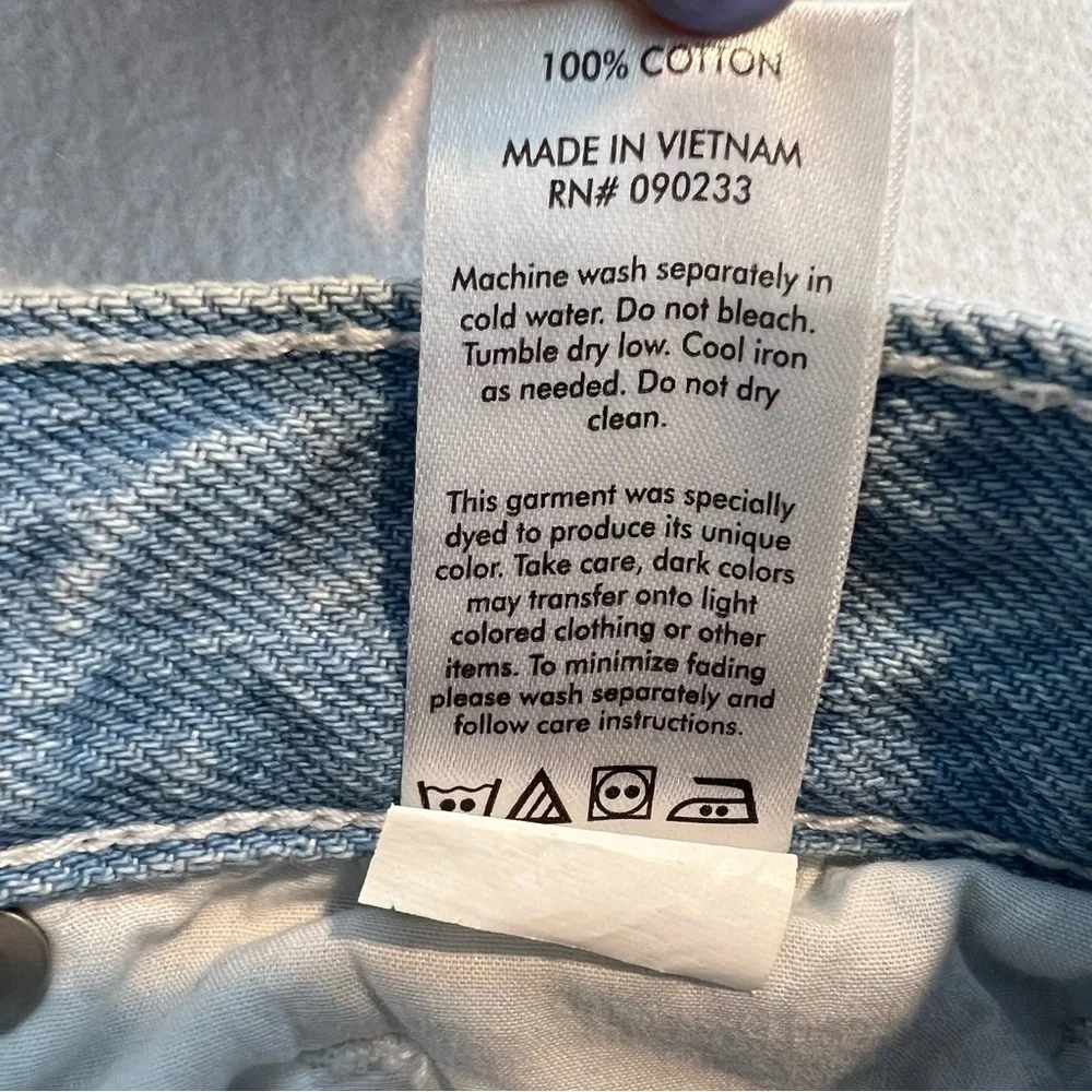Pacsun Patchwork Vintage Style Ultra High Rise Slim Jeans Women's Size 24 - Picture 10 of 11